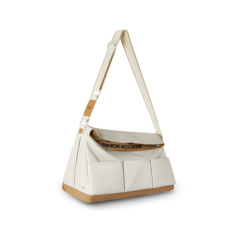 Спортивная сумка Lingwu Gym Bag White/Khaki - изображение 4