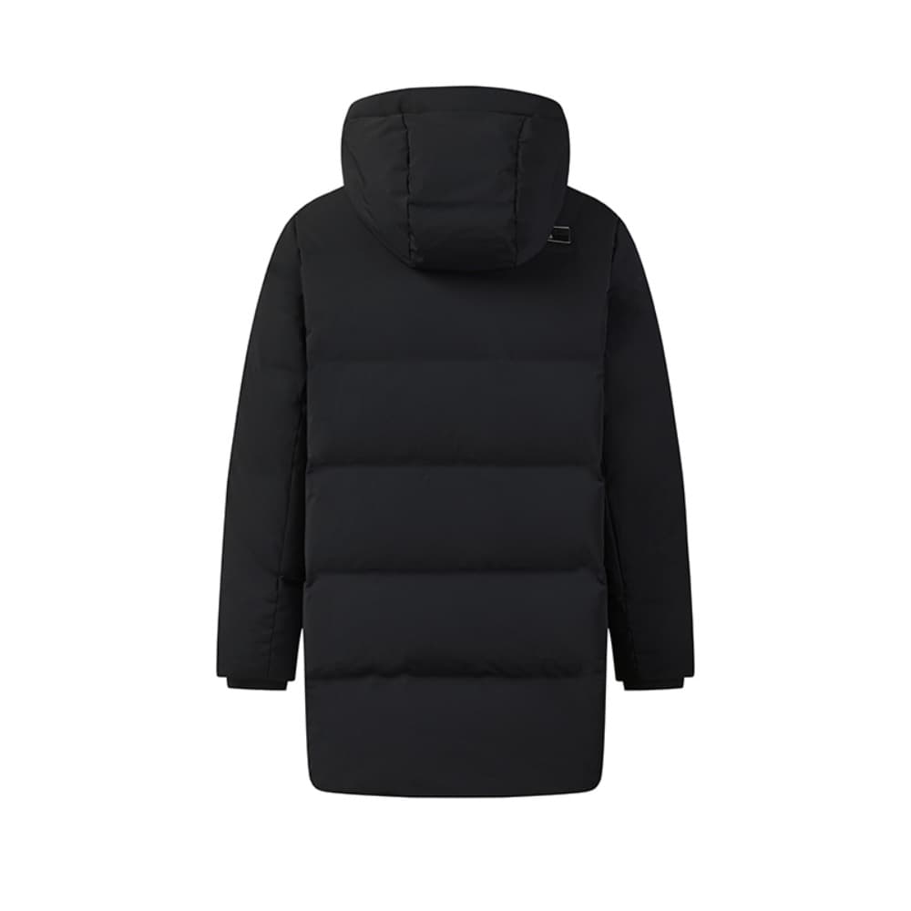Зимняя куртка FILA белый Пуховик Мужской Черный - изображение 2