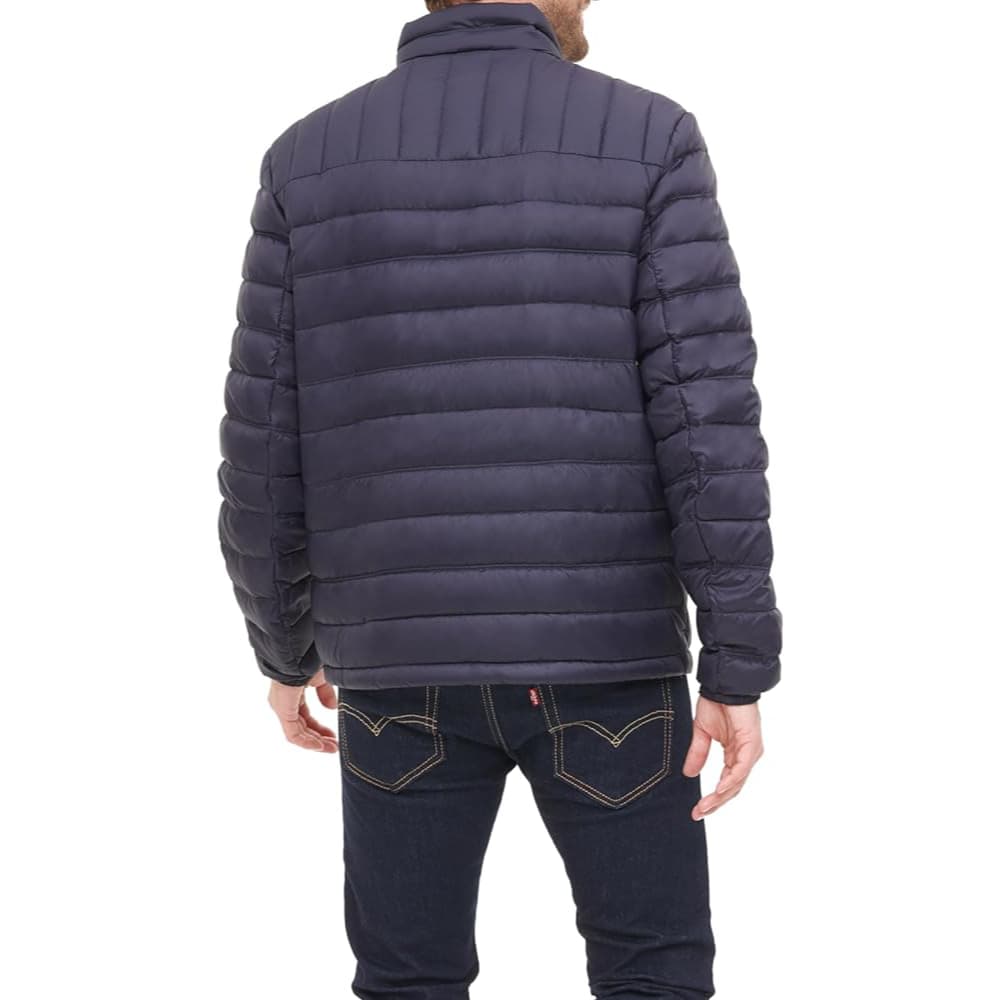 Зимняя куртка Tommy Hilfiger Пуховик Мужской Темно-Синий Многоцветный - изображение 3