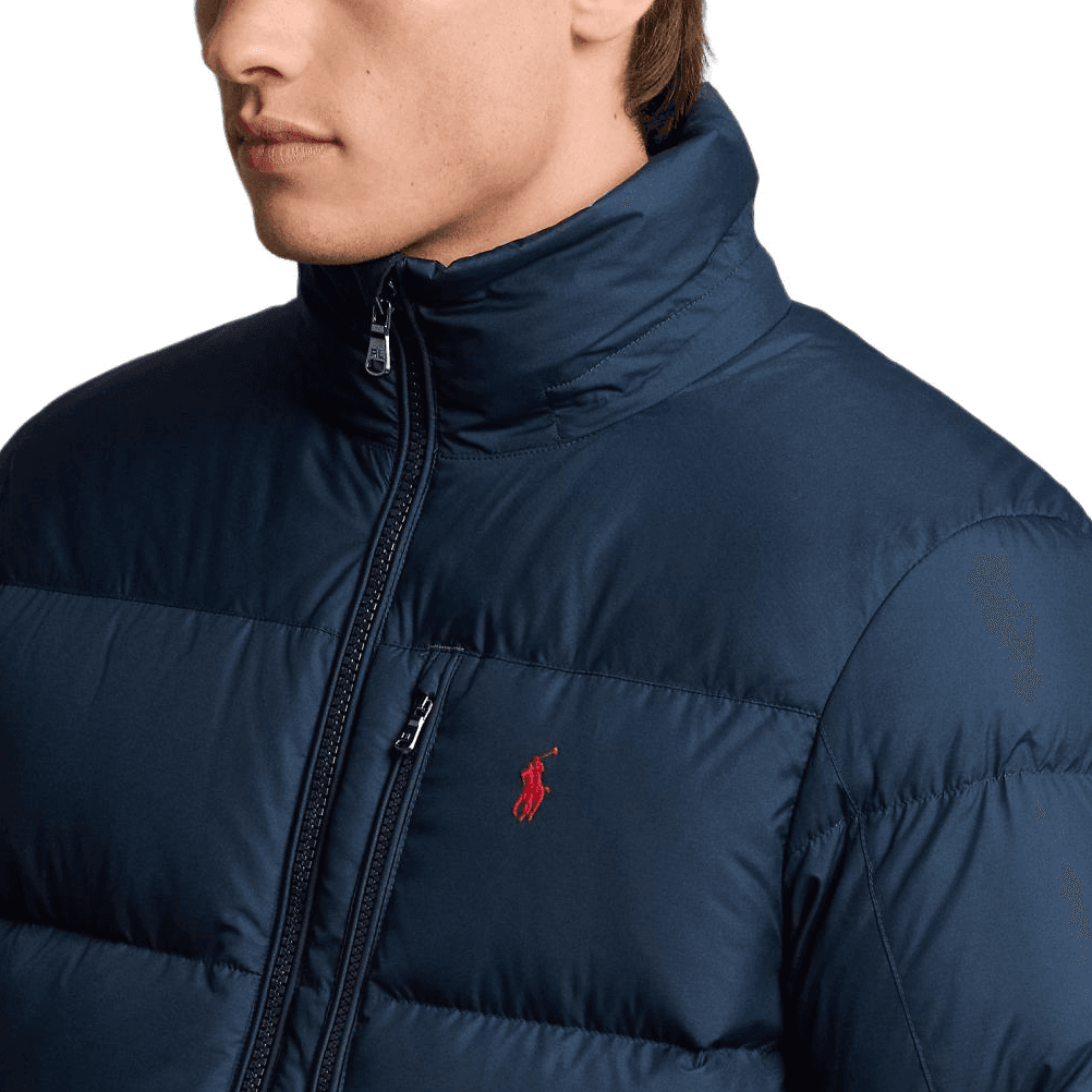 Зимняя куртка Polo Ralph Lauren FW24 Пуховик Мужской Темно-Синий - изображение 4