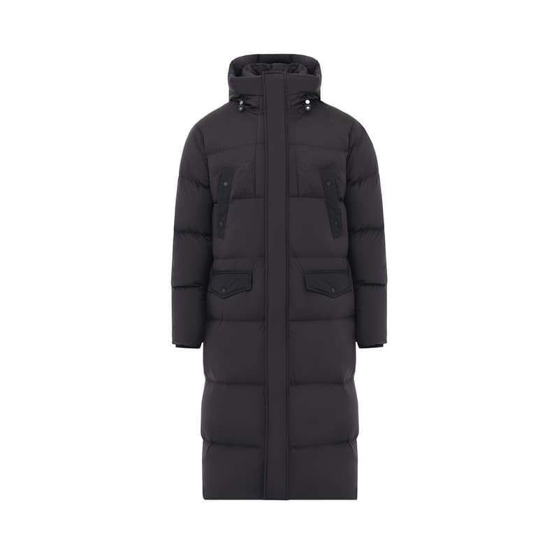Зимняя куртка LI NING 1990 Classic Collection LONG DOWN JACKET Мужской Черный - изображение 1