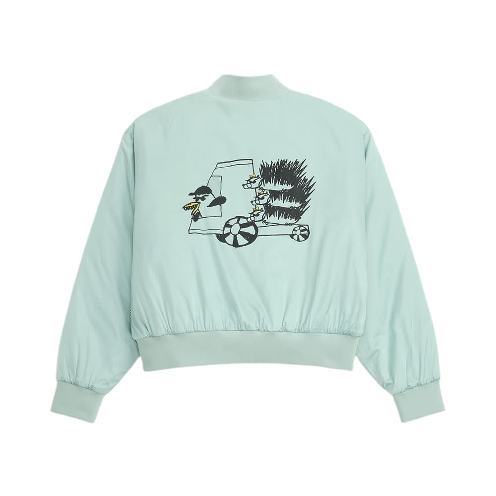Куртка Vans X RIROO Куртка Женские Серый Оливковый - изображение 2