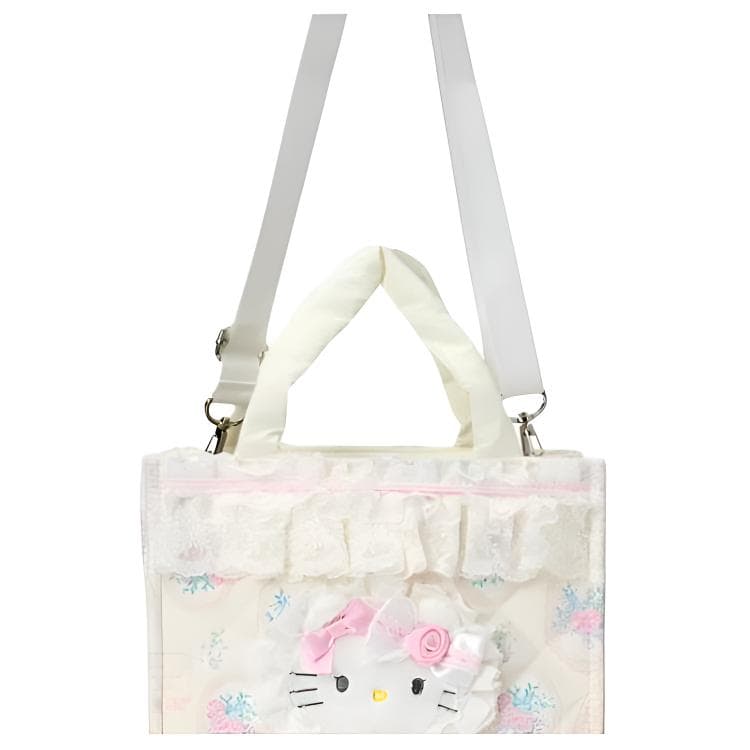 Сумка Санрио Нейлон Одно плечо Сумка Women's White - изображение 4