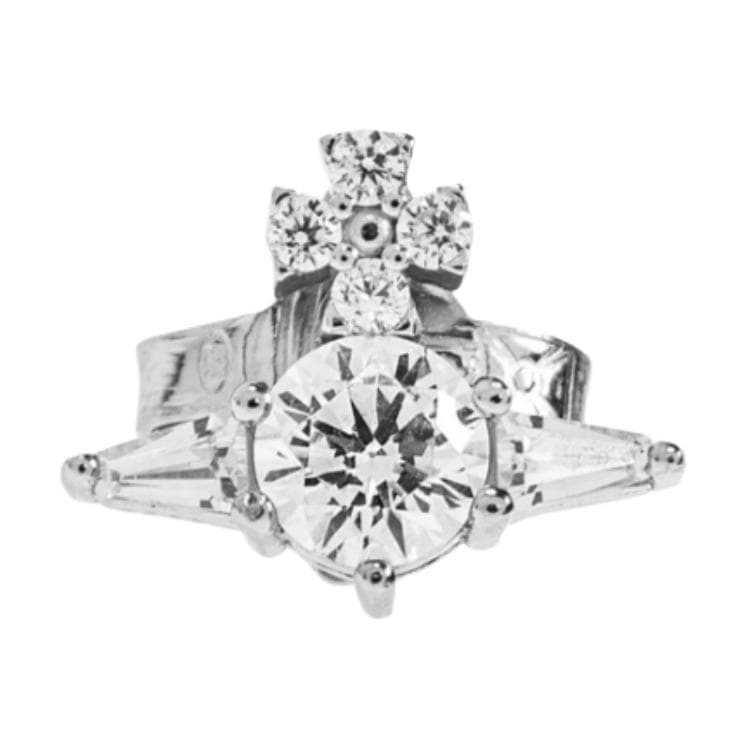 Серьги Серьги-гвоздики Vivienne Westwood Женские Серебряные - изображение 3