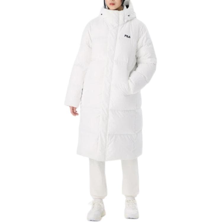 Зимняя куртка FILA Белый Унисекс Пуховики - изображение 4