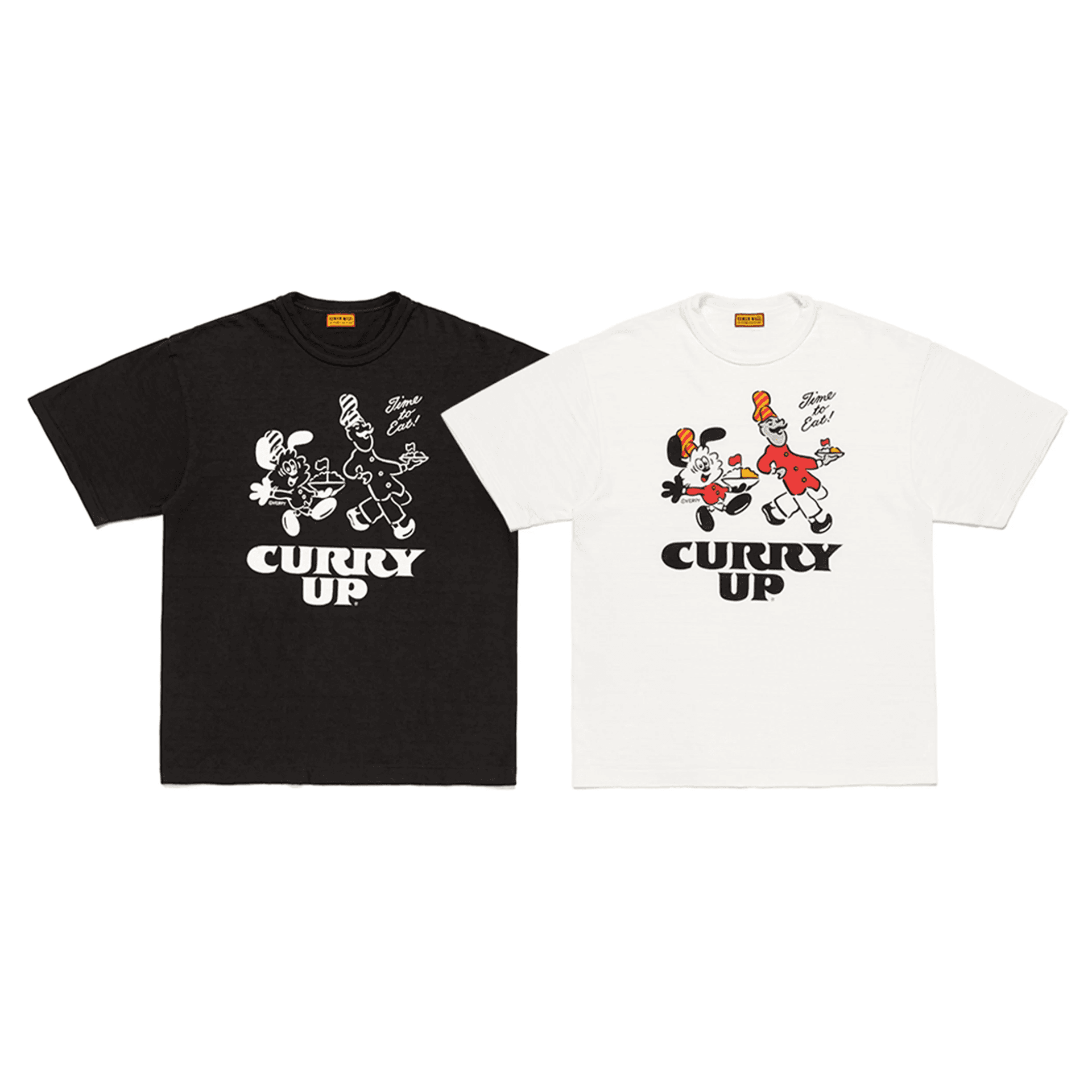 Футболка HUMAN MADE CURRY UP X VERDY Fw25 T Рубашка Унисекс - изображение 1