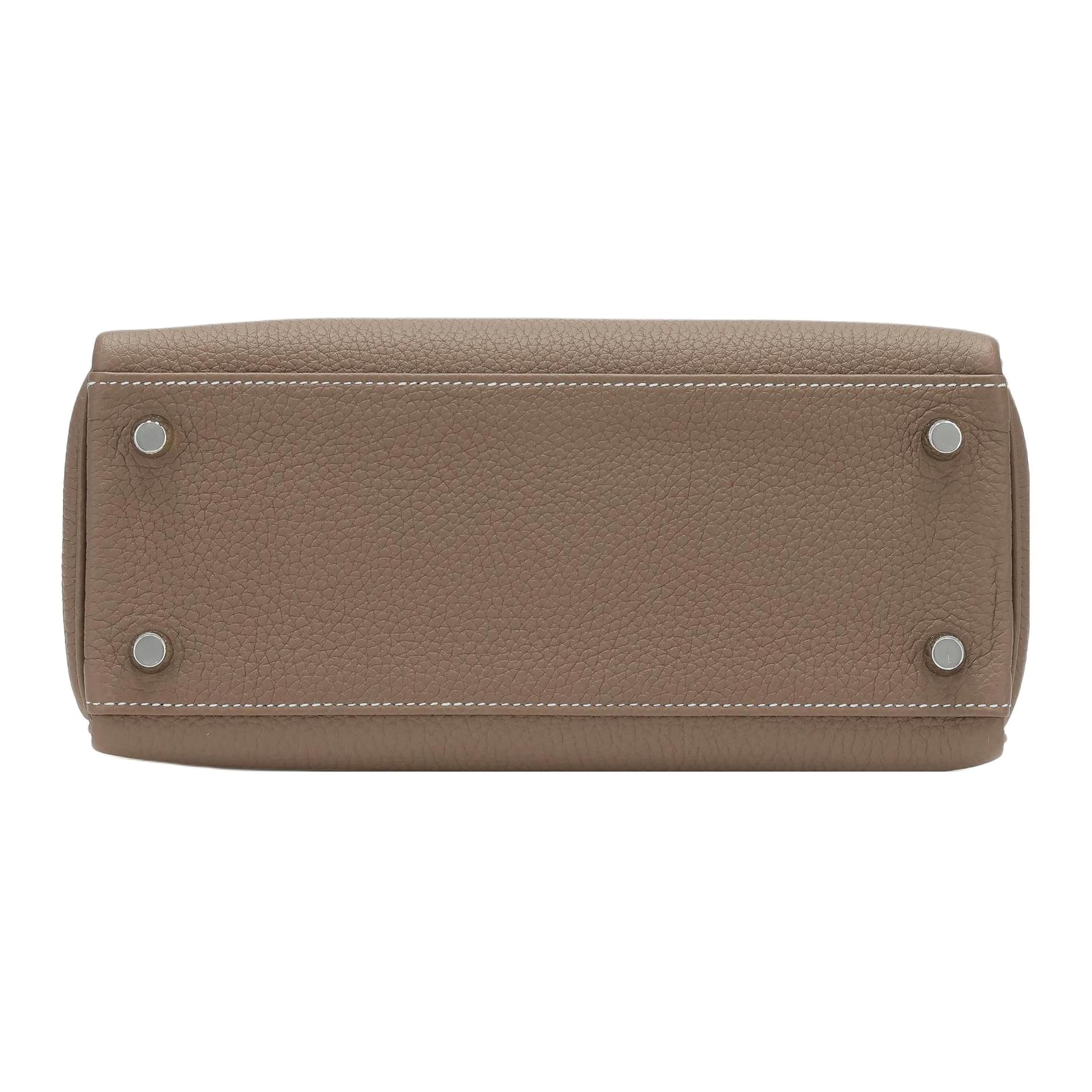 Сумка Hermes Kelly 25 Togo Silver - изображение 6