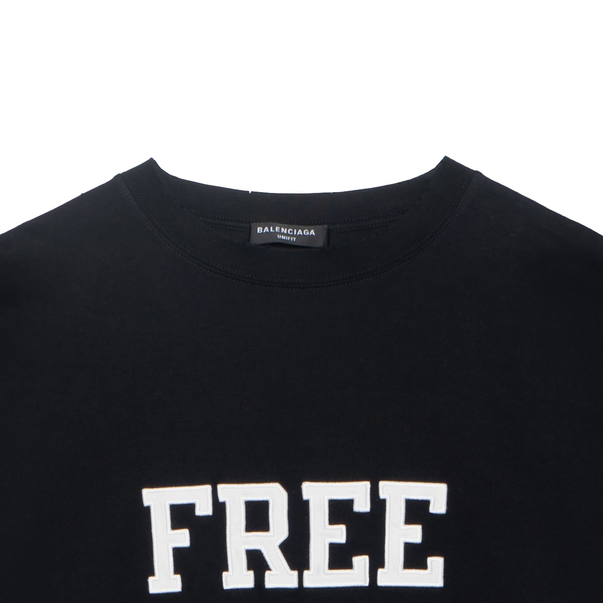 Футболка Balenciaga FW21 Free Classic T-Shirt Black - изображение 4