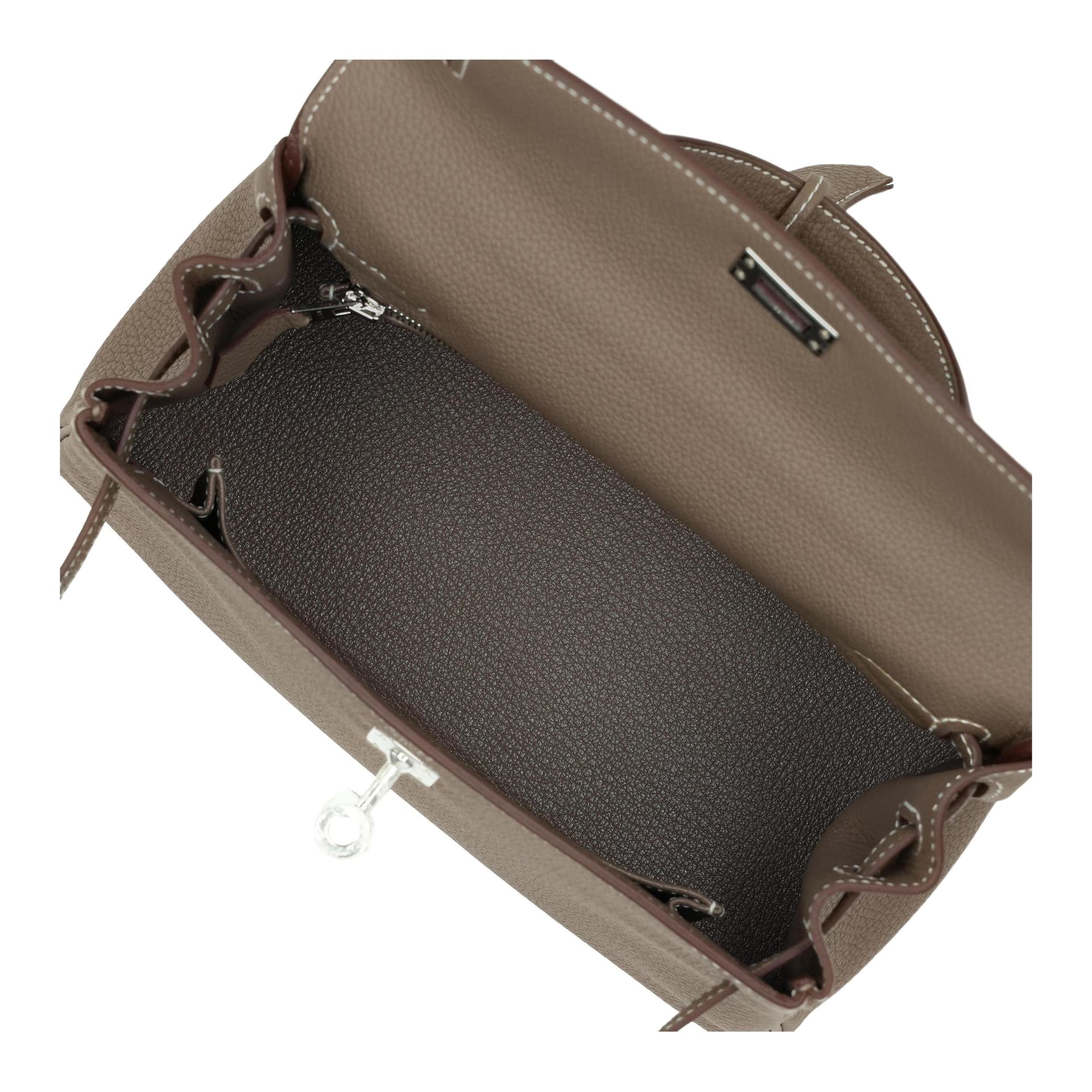 Сумка Hermes Kelly 25 Togo Silver - изображение 7