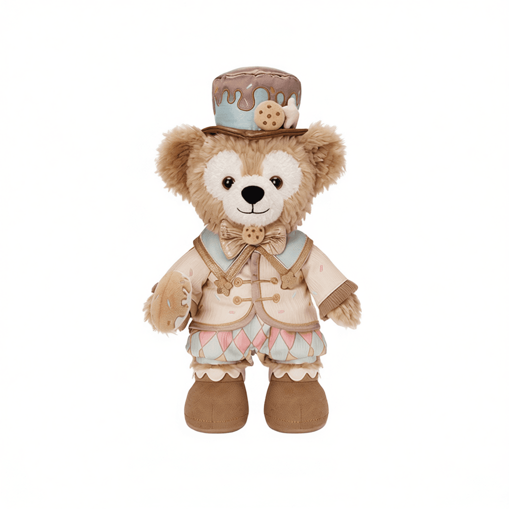 Мягкая игрушка Disney x DISNEYLAND 2025 Duffy Dreamy Celebration Collection Формальное платье Ткань Куклы Мягкая игрушка - изображение 1