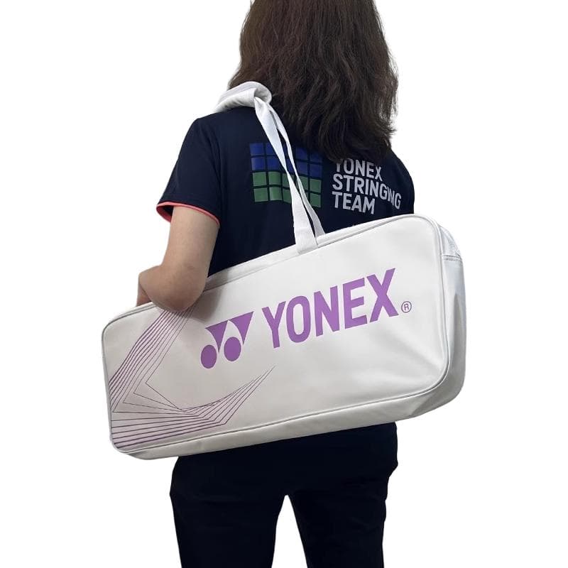 Спортивная сумка YONEX Минималистская спортивная сумка стандартная (стандартная) унисекс белый лаванда - изображение 3