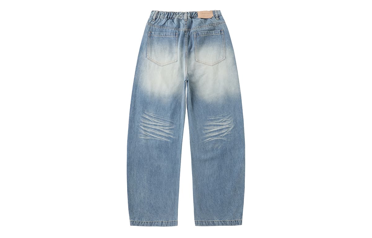 Штаны LAMLICKA Blue Unisex Jeans LAMLICKA Синий Унисекс Джинсы - изображение 2