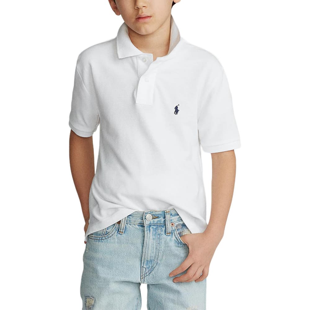 Polo Ralph Lauren Поло SS23 Классическая версия Белый Подростки - изображение 4