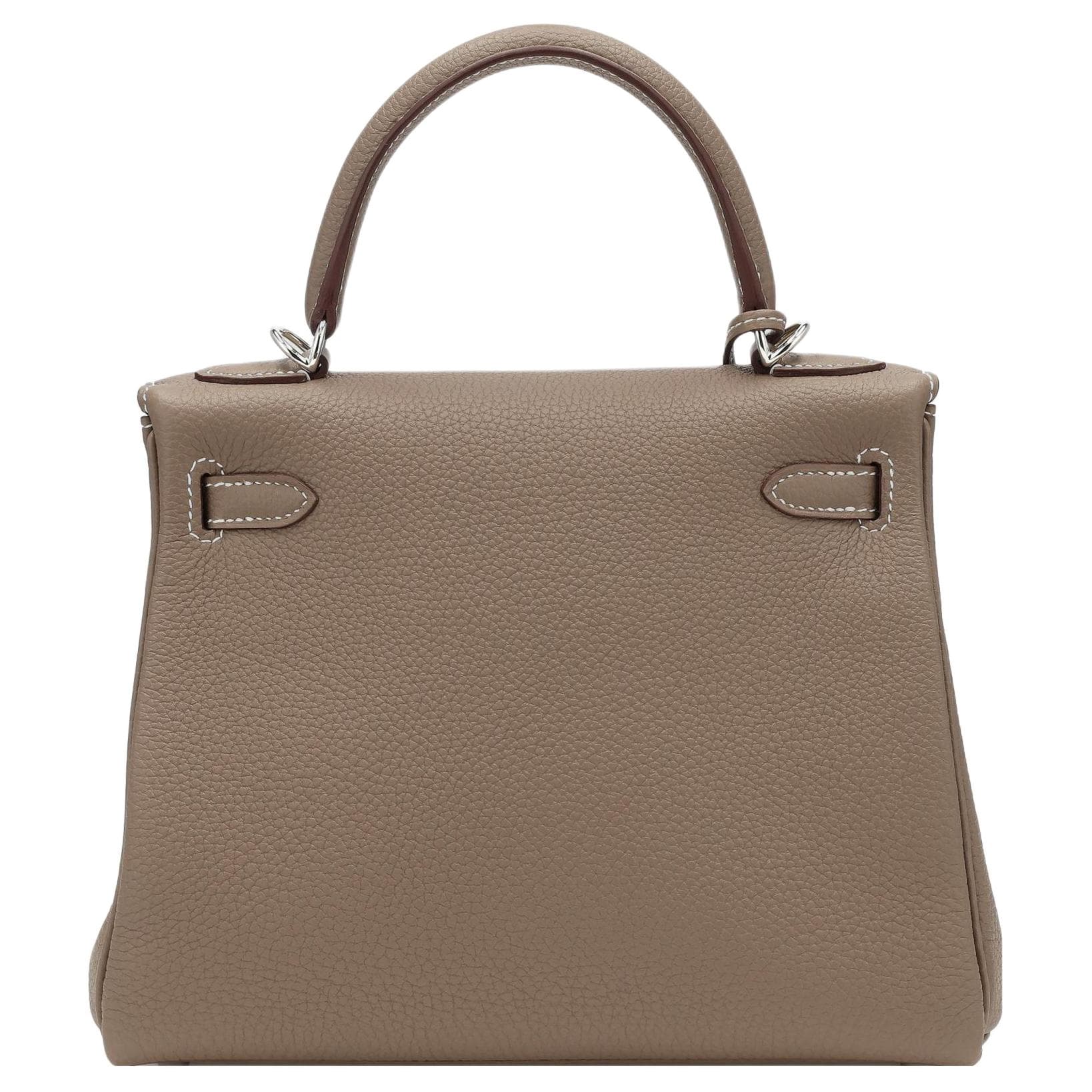 Сумка Hermes Kelly 25 Togo Silver - изображение 5