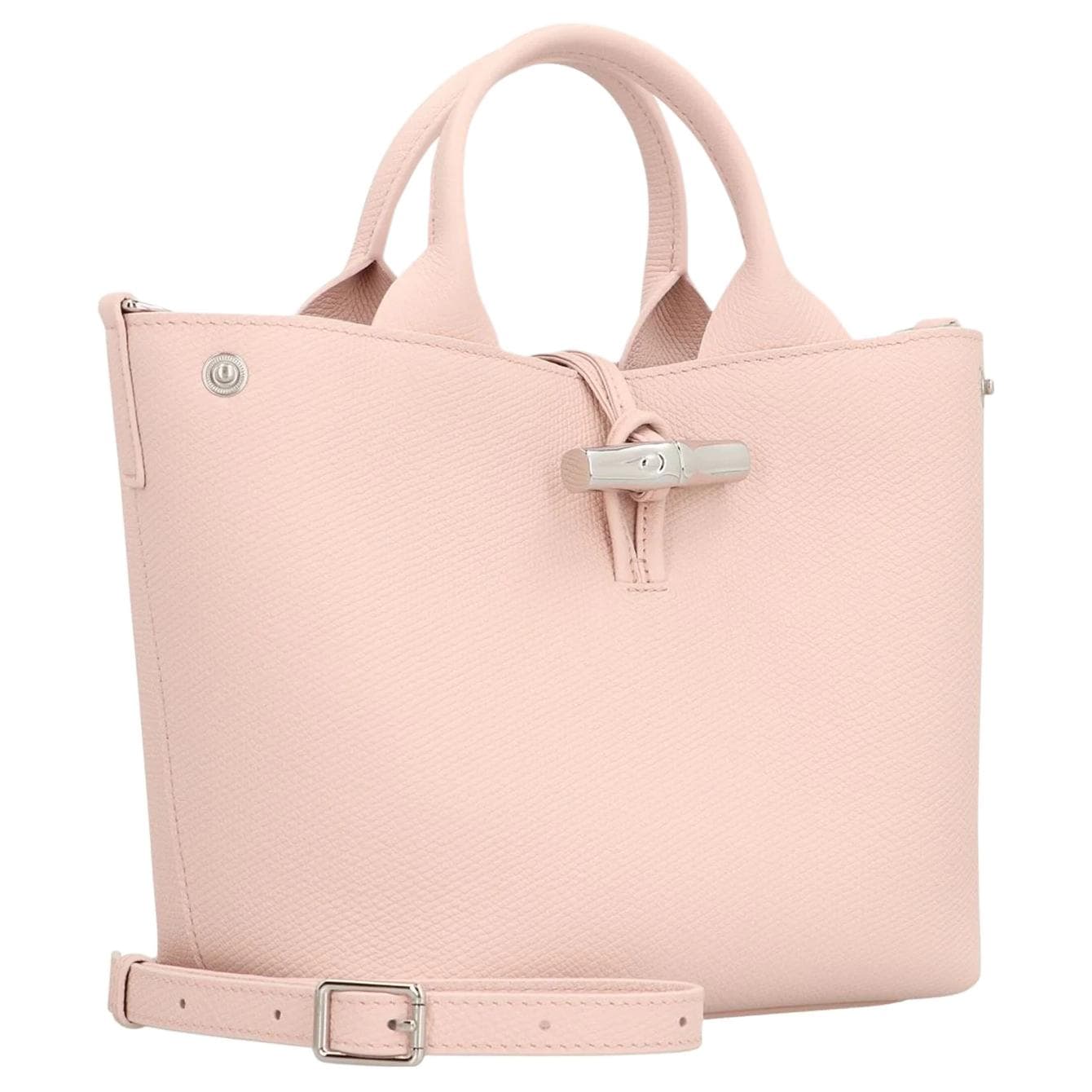Сумка LONGCHAMP Le Roseau Сумка через плечо из коровьей кожи маленькая сумка для женщин балетный розовый - изображение 2