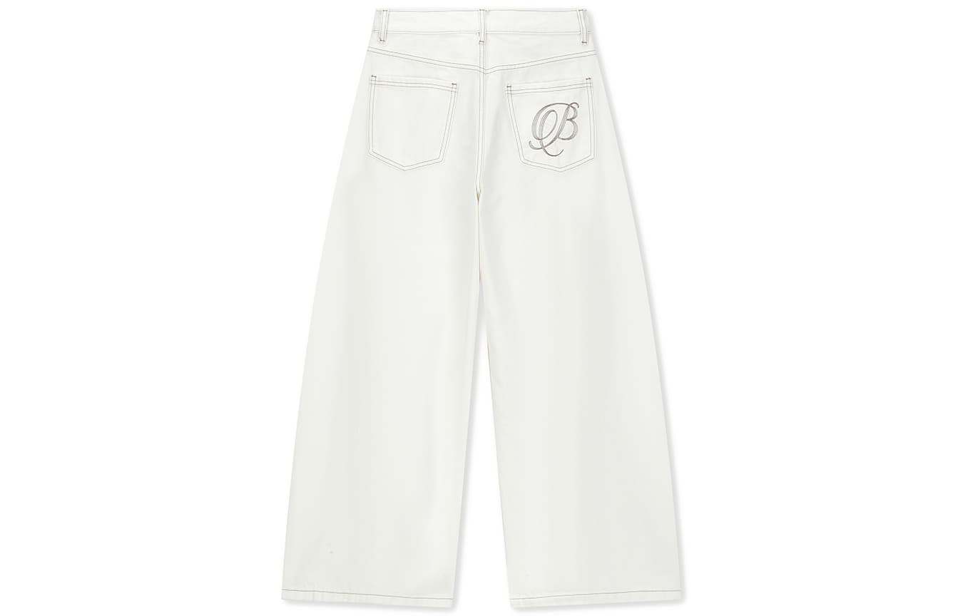 Джинсы BONELESS Cut White Women's Jeans - изображение 2