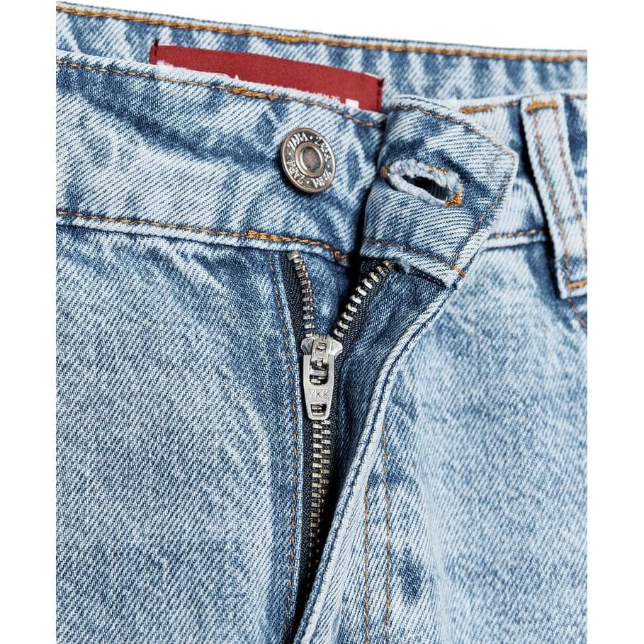 Джинсы ZARA Medium Blue Women's Jeans ZARA Средне-синие женские джинсы - изображение 3
