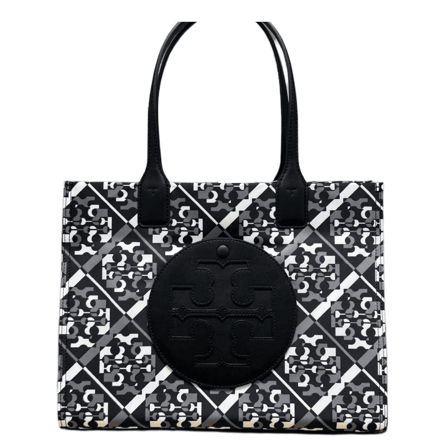 Мини-сумка Tory Burch Tory Burch Полиэстерная сумка-тоут из полиэстерового волокна сумка для покупок маленькая сумка черная женская - изображение 1