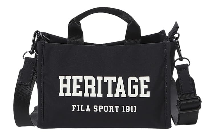 Сумка Fila Heritage Нейлоновая сумка-тоут сумка для покупок сумка через плечо мини-сумка черная - изображение 1