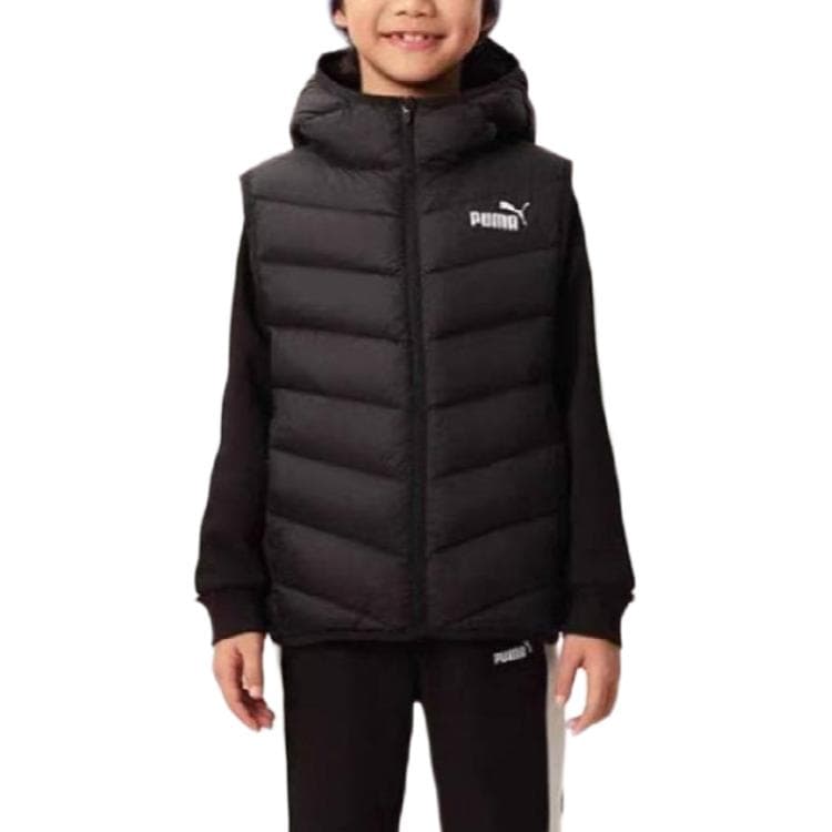 PUMA Down Vest LightSportstyle Collection Черный 90001 Детский - изображение 2