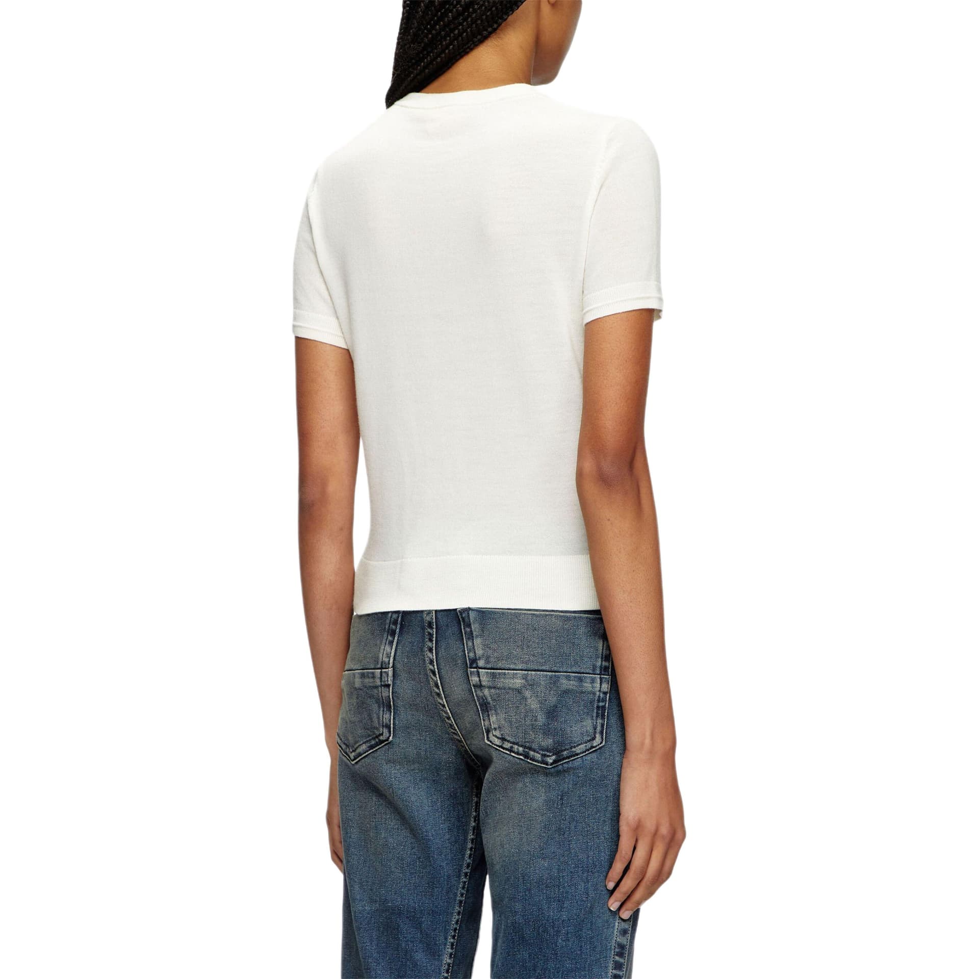Кофта DIESEL OVAL D Белый Женский Трикотаж - изображение 4