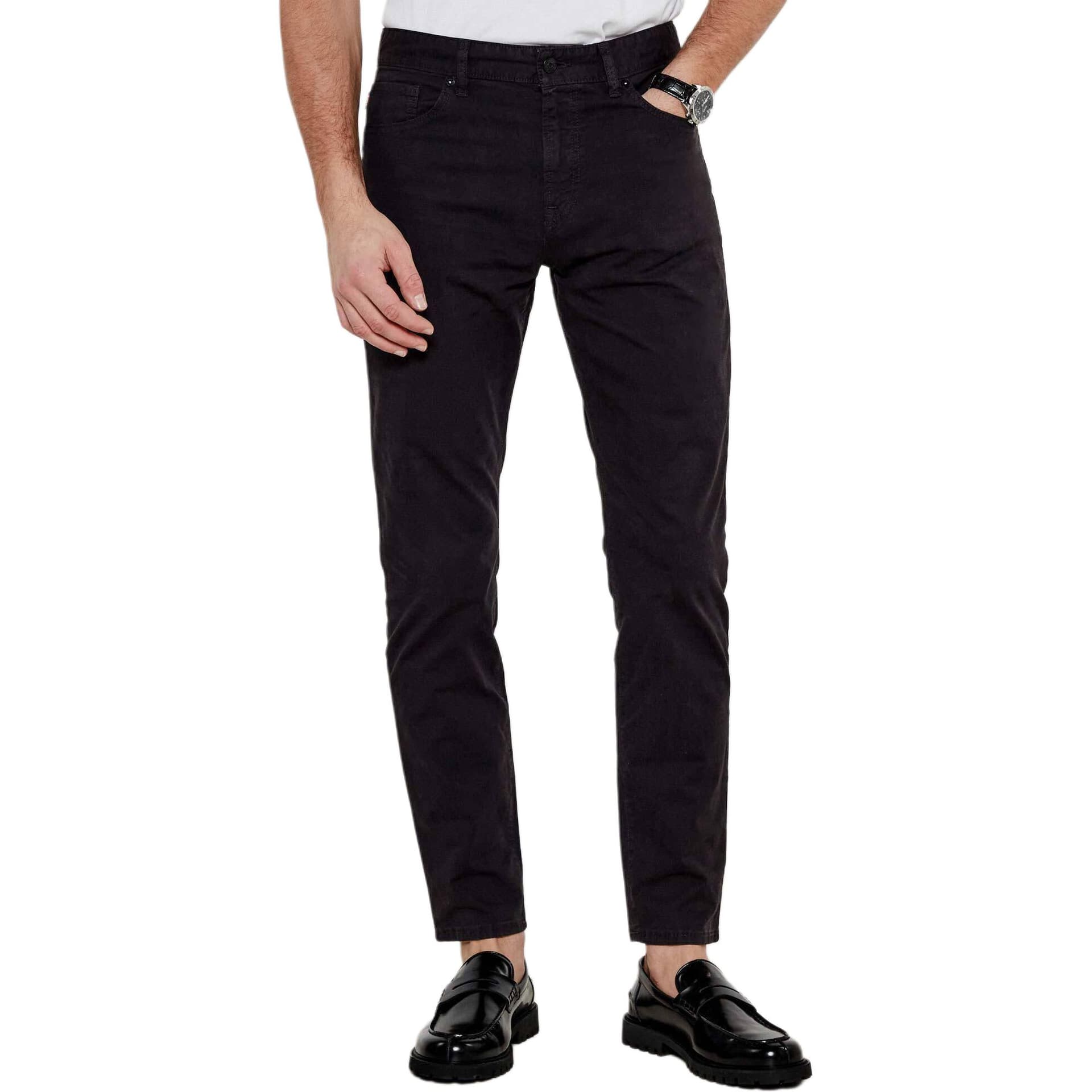 Штаны HUGO BOSS SS25 Джинсы Мужские Черные - изображение 3