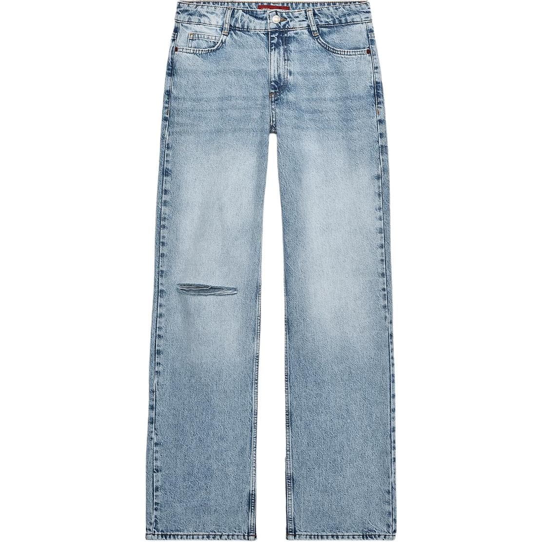 Джинсы ZARA Medium Blue Women's Jeans ZARA Средне-синие женские джинсы - изображение 1
