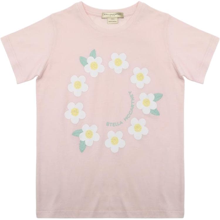 Футболка Stella McCartney Светло-розовые детские рубашки T - изображение 1
