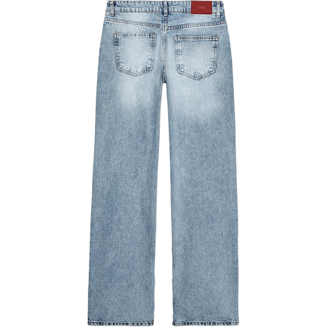 Джинсы ZARA Medium Blue Women's Jeans ZARA Средне-синие женские джинсы - изображение 2