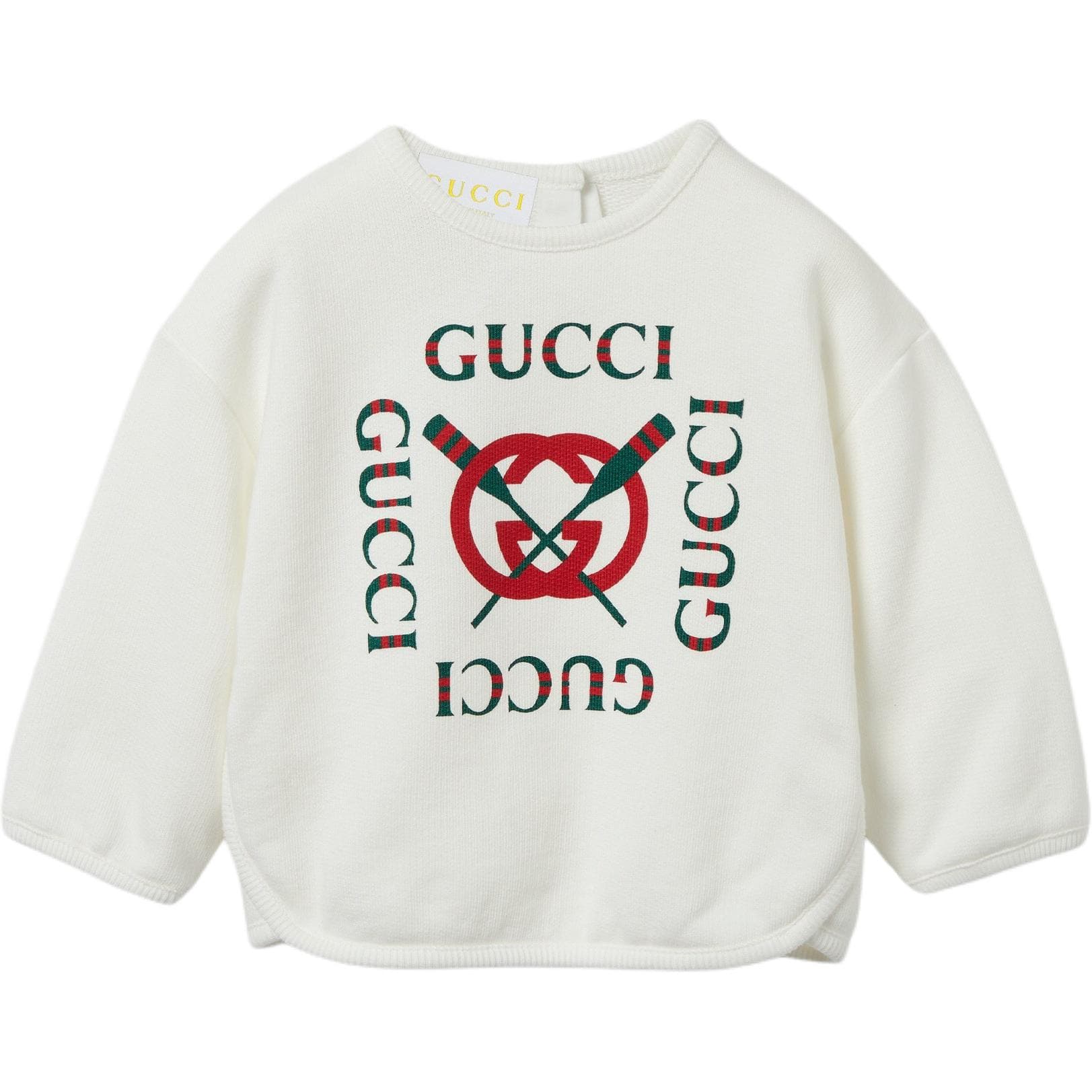 GUCCI Толстовка Белый для младенцев и малышей - изображение 1