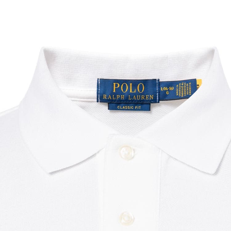 Polo Ralph Lauren Поло SS23 Классическая версия Белый Подростки - изображение 6