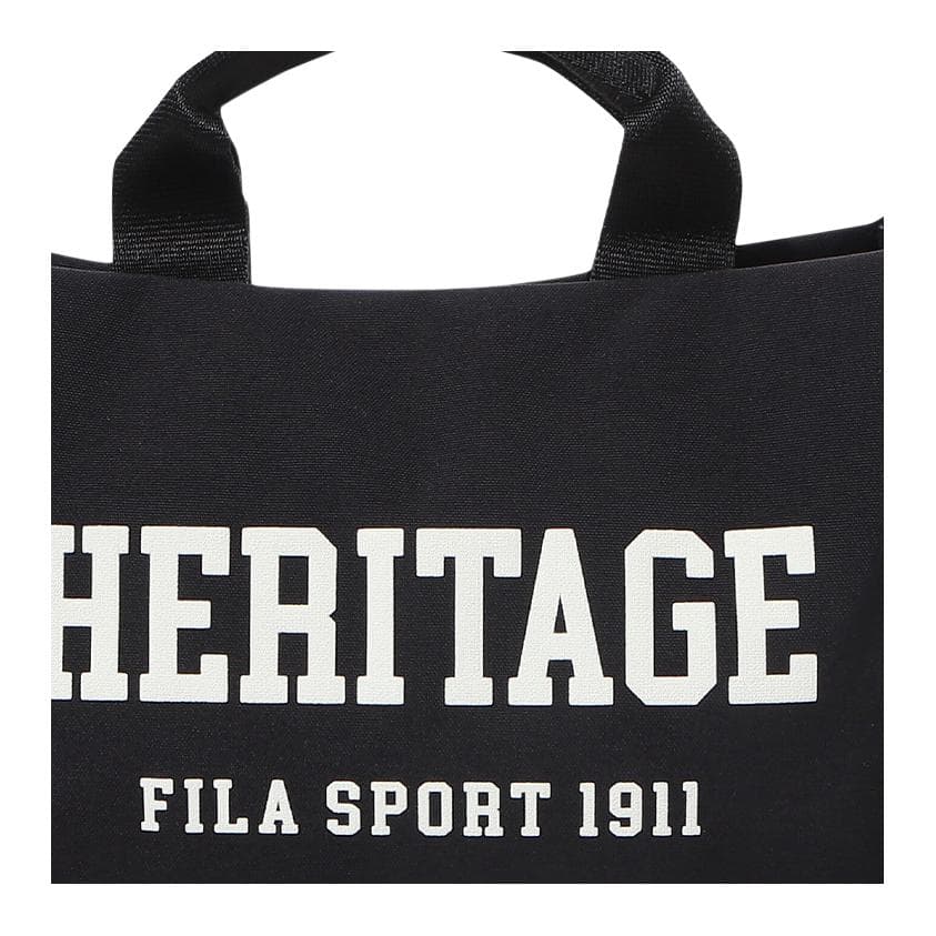 Сумка Fila Heritage Нейлоновая сумка-тоут сумка для покупок сумка через плечо мини-сумка черная - изображение 4