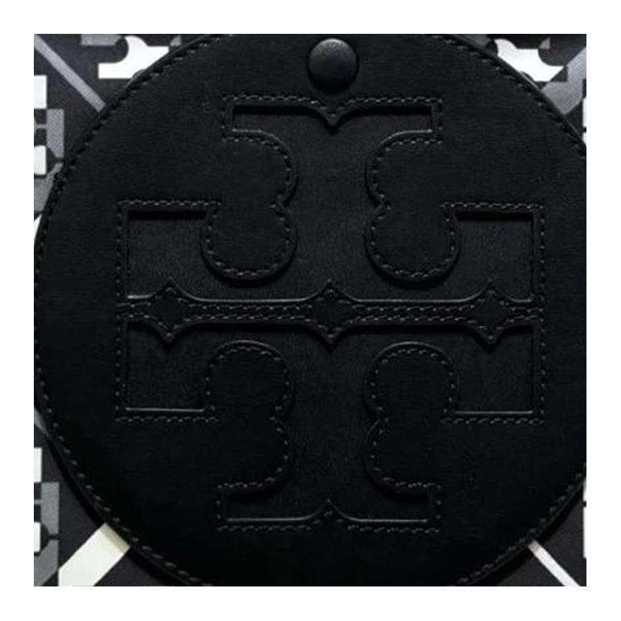 Мини-сумка Tory Burch Tory Burch Полиэстерная сумка-тоут из полиэстерового волокна сумка для покупок маленькая сумка черная женская - изображение 4
