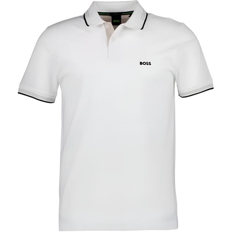 Поло Hugo Boss Поло Мужское Белое - изображение 1