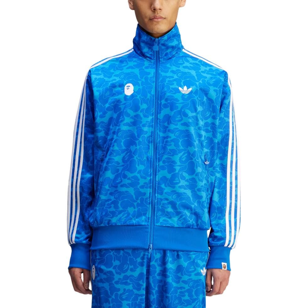 Куртка Adidas Originals X A Купание Ape A BATHING APE Collaboration Куртка Унисекс Синий - изображение 3