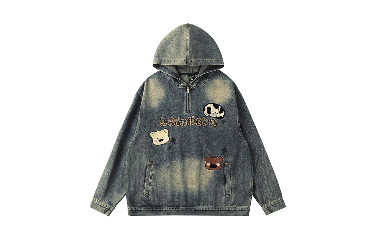 Джинсовая куртка LAMLICKA Blue Unisex Джинсовые куртки - изображение 1