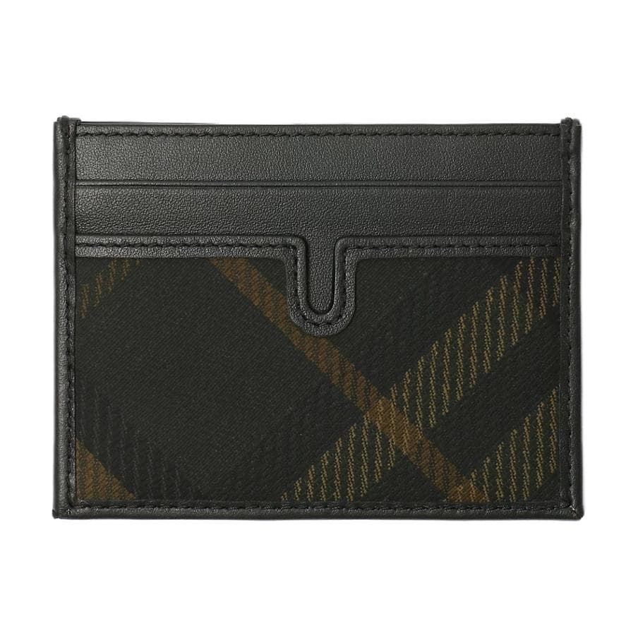 Картхолдер Burberry Мужской держатель для карт из полиэстерового волокна цвет Темная тень - изображение 2
