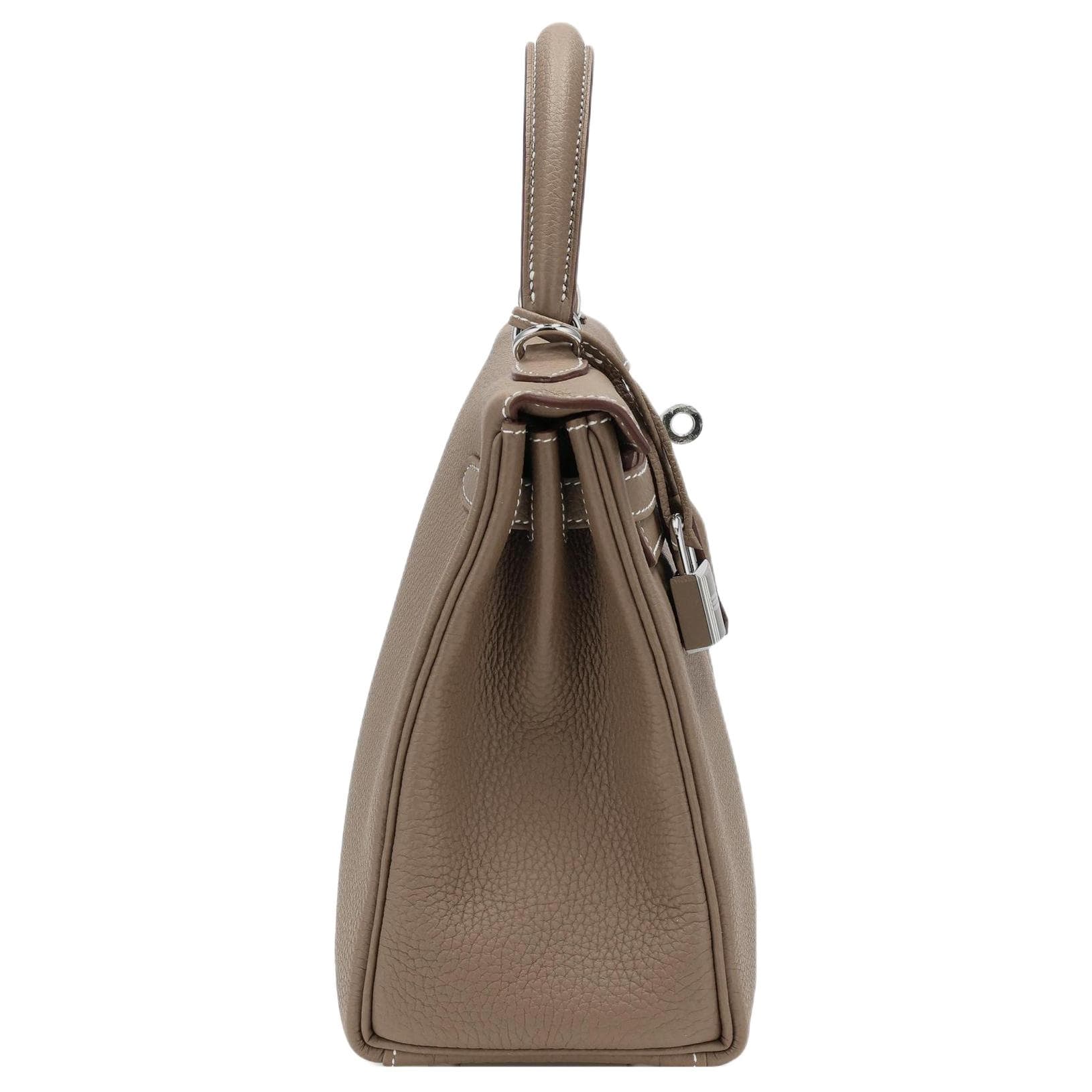 Сумка Hermes Kelly 25 Togo Silver - изображение 4