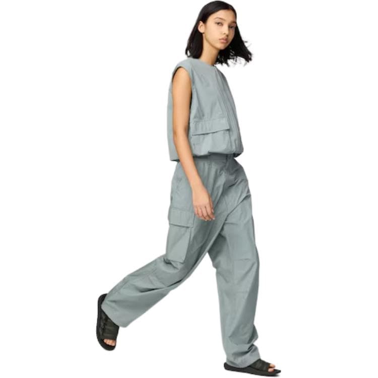 Штаны UNIQLO X Clare Waight Keller Зеленые Унисекс Карго Брюки - изображение 5