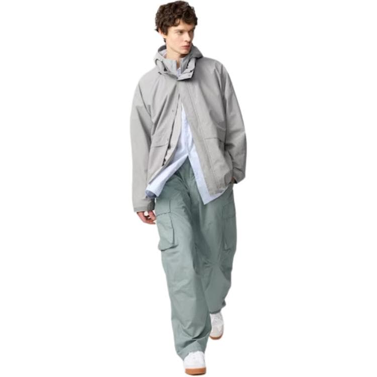 Штаны UNIQLO X Clare Waight Keller Зеленые Унисекс Карго Брюки - изображение 4
