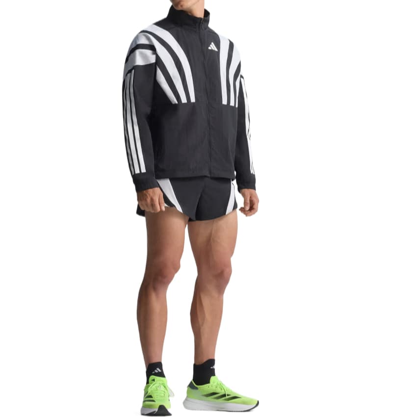 Куртка Adidas Adizero Мужские Черные Куртки - изображение 4