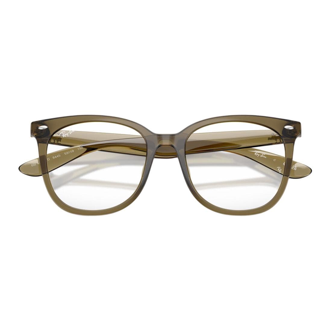 Оправа RayBan Бабочка Очки с диоптриями Унисекс Прозрачный Коричневый - изображение 5