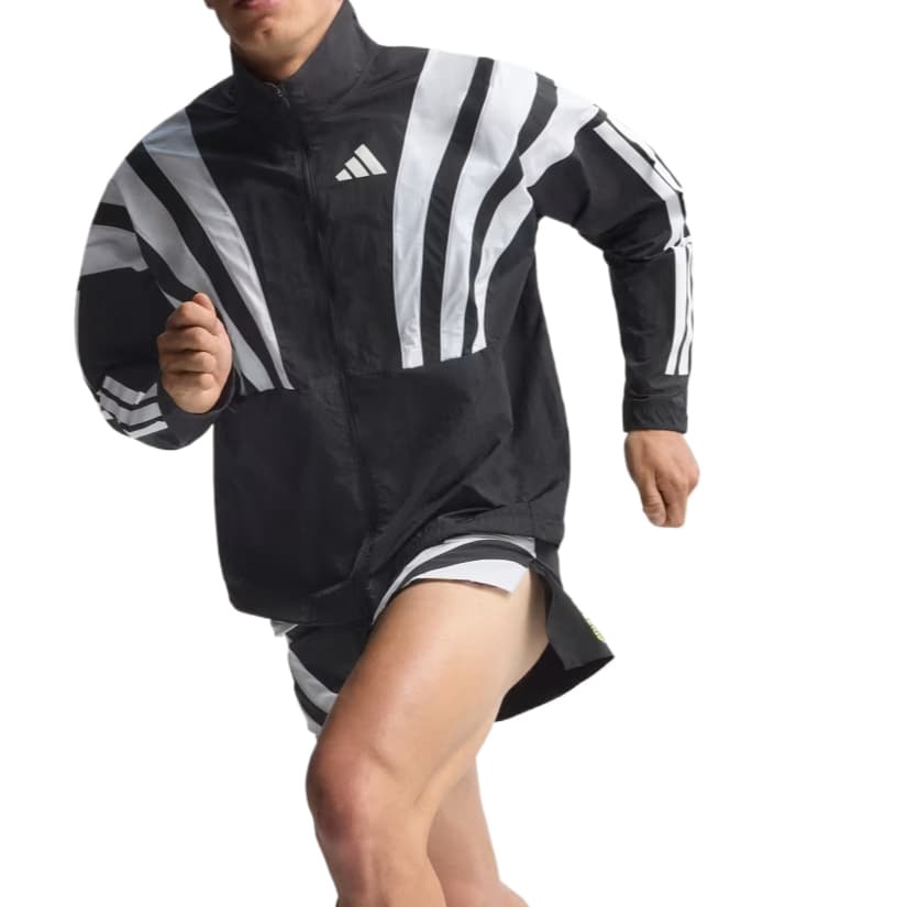 Куртка Adidas Adizero Мужские Черные Куртки - изображение 3