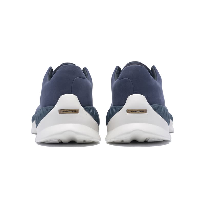 Кроссовки LI NING 1990 Спортивный Business Collection Low Топ Повседневная обувь Мужской Ночной синий - изображение 2