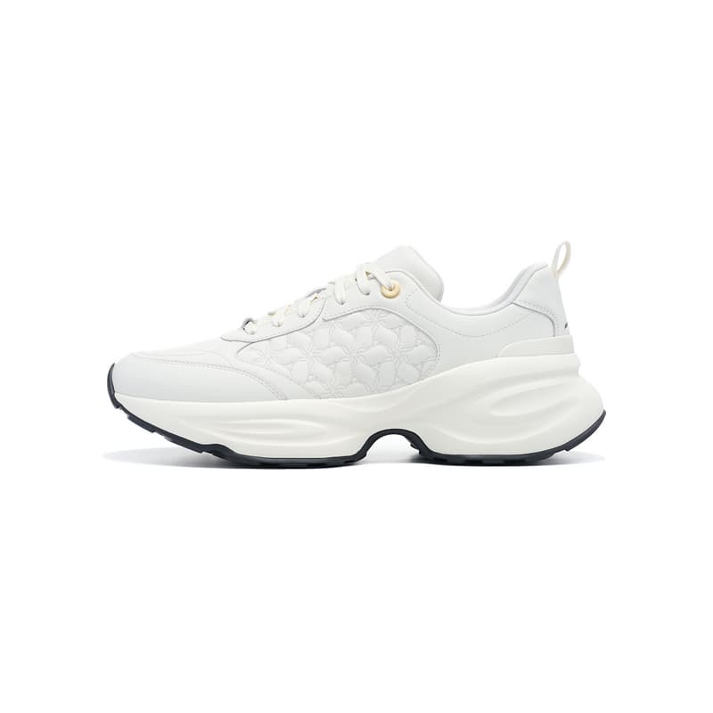 Кроссовки LI NING 1990 Classic Collection Low Топ Массивные кроссовки Мужской Экрю - изображение 1
