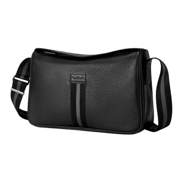 Мини-сумка PIERRE CARDIN Модный тренд Коровья кожа Сумка на плечо Мужской Черный - изображение 3