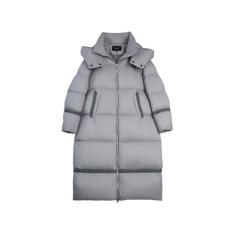 Пуховик ELLE Medium Gray Women's Down Jackets ELLE Средне-серый Женский Пуховик - изображение 1
