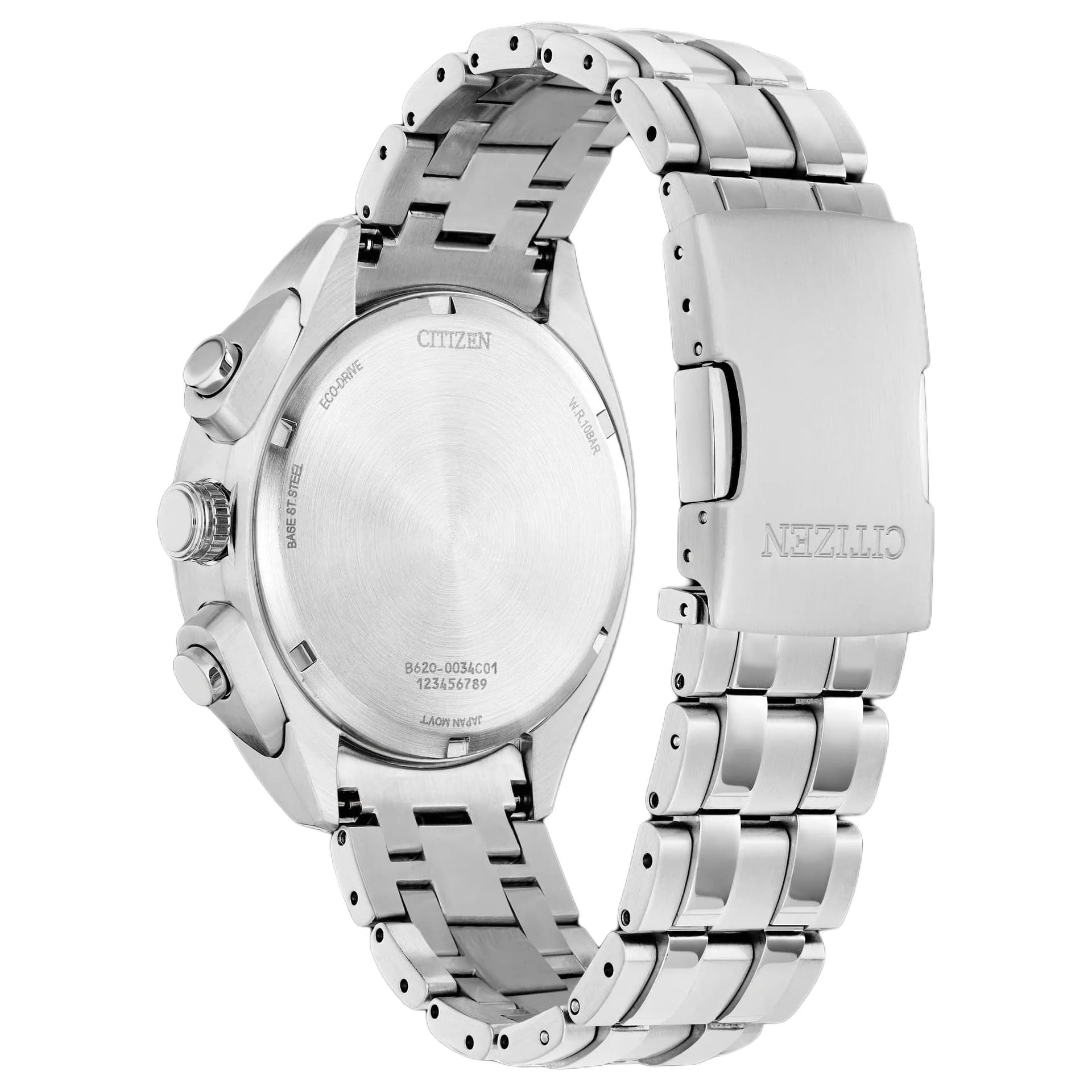 Часы CITIZEN Eco Drive Освежающий вариант кварцевый механизм часы на запястье из нержавеющей стали 43 мм мужские часы - изображение 2
