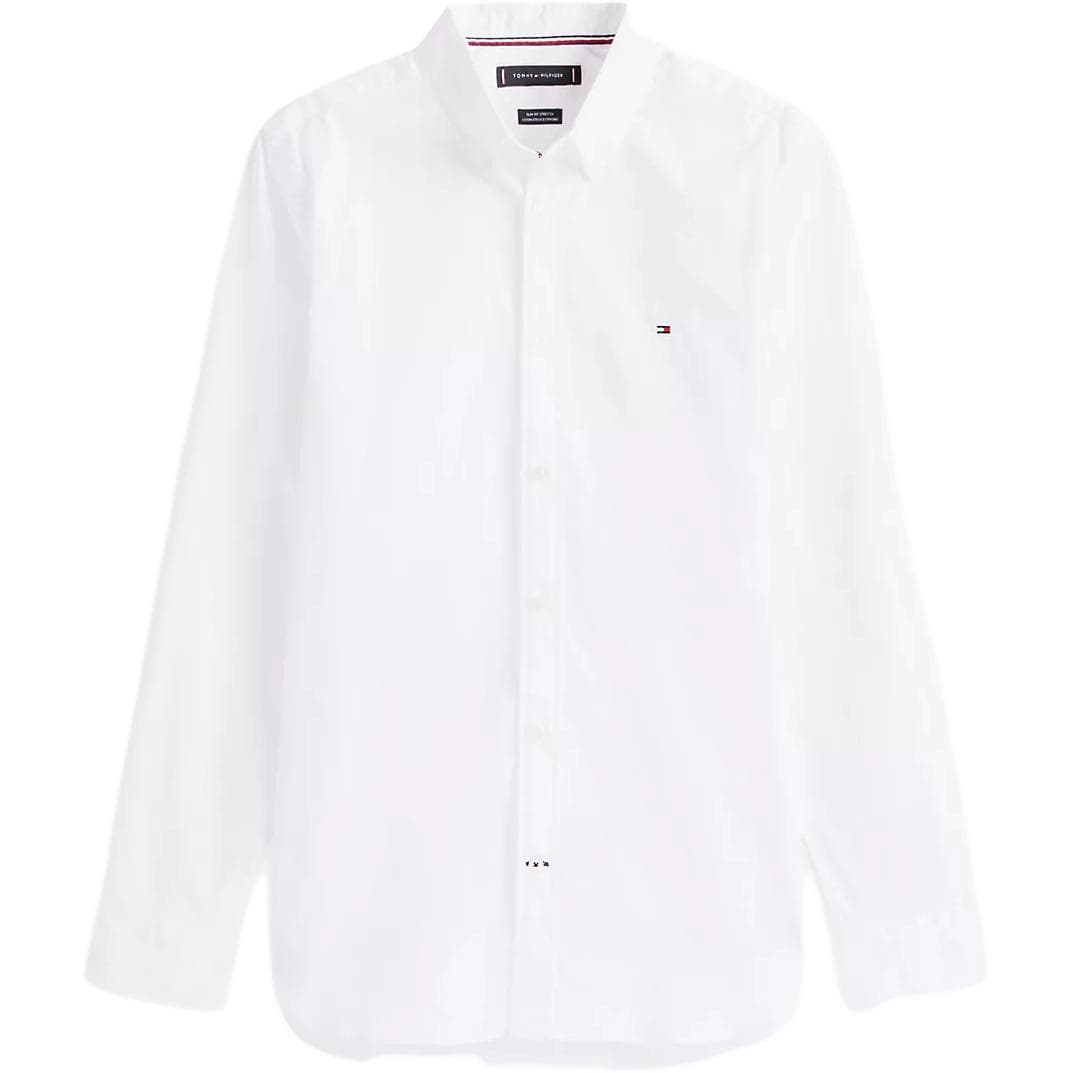 Рубашка Tommy Hilfiger Оптический Белый Мужские Рубашки - изображение 1