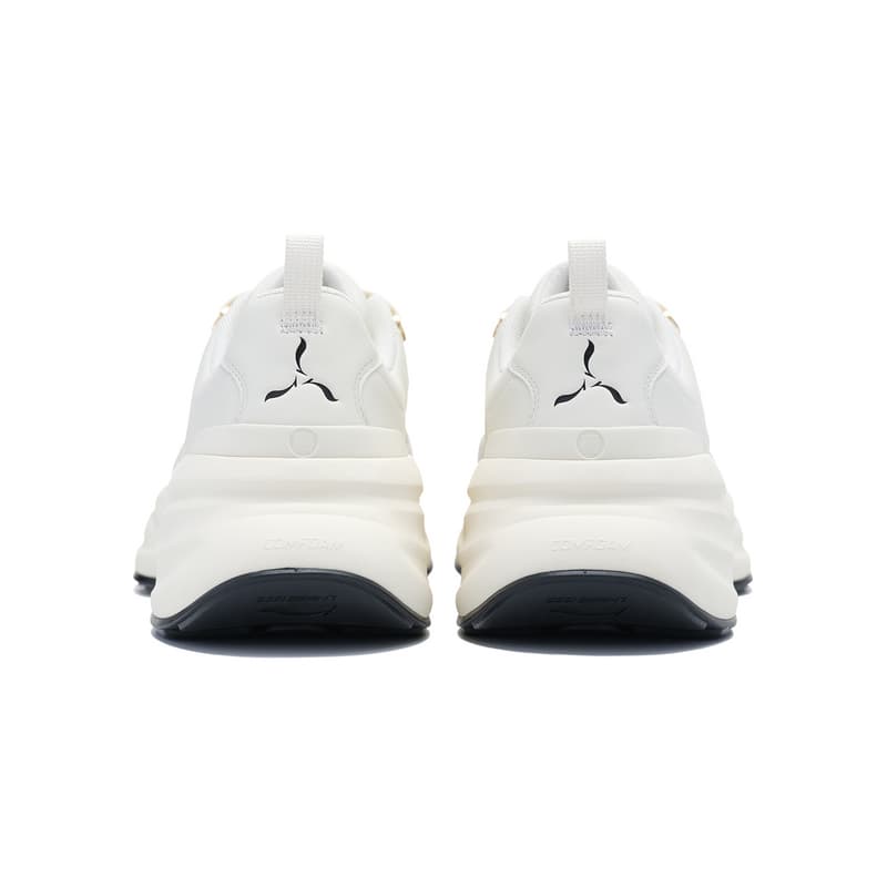 Кроссовки LI NING 1990 Classic Collection Low Топ Массивные кроссовки Мужской Экрю - изображение 2